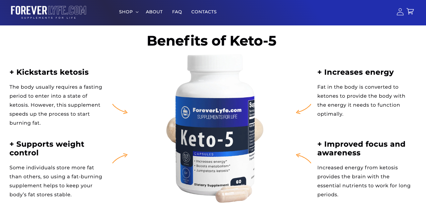 ForeverLyfe Keto-5 Benefits