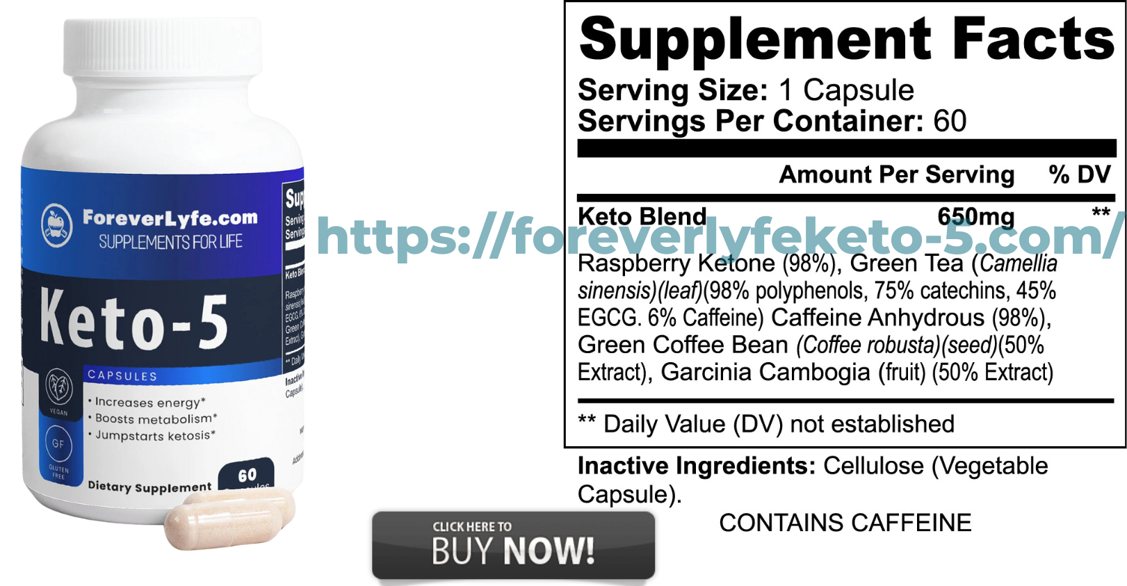ForeverLyfe Keto 5 US, UK, CA, AU, NZ